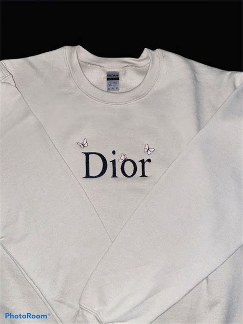 dior butterfly sweatshirt|More.